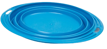 Ruoka- tai vesikulho koiralle tai kissalle - Taittuva tanko - 1,0 litraa - Useita värejä