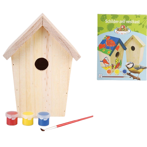 Nest box / bird box model Grandparents - Do it together with the grandchildren set