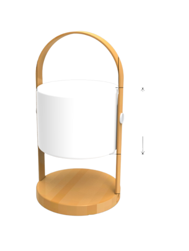 Lamp Nibe - Ladattava ja pitkä käyttöaika - kotiin, puutarhaan ja/tai retkeilyyn