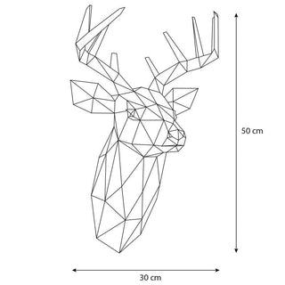 DIY Deer Head - sininen